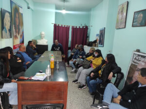 REUNIÓN CON MILITANTES DEL BARRIO LA PAZ