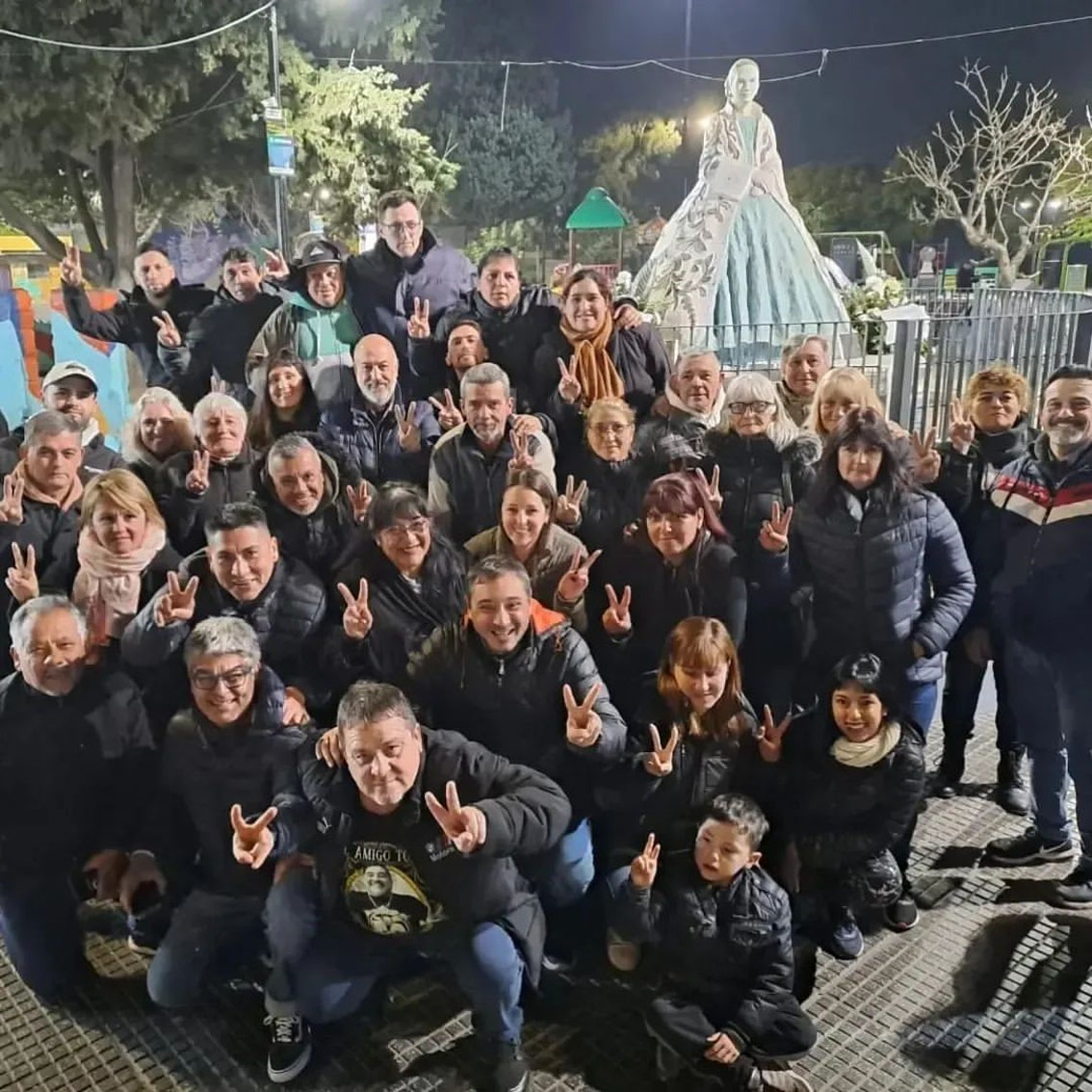 EN EL ACTO POR EL 72º ANIVERSARIO DEL PASO A LA INMORTALIDAD DE LA ABANDERADA DE LOS HUMILDES